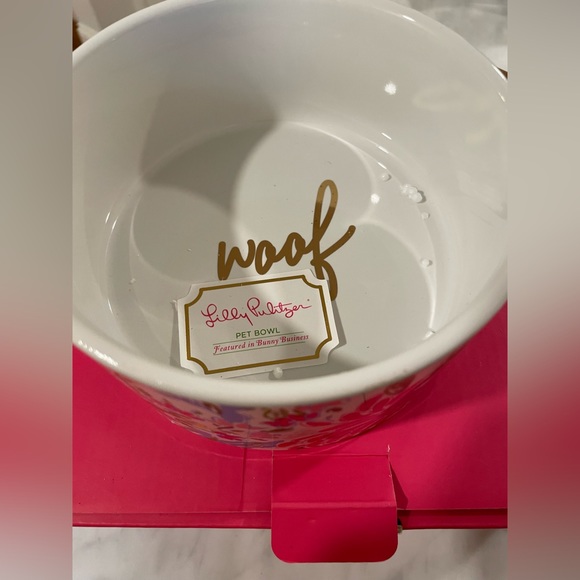 Lilly Pulitzer dog bowl - Picture 2 of 3